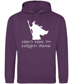 Thats What Im Tolkien About hoodie in plum