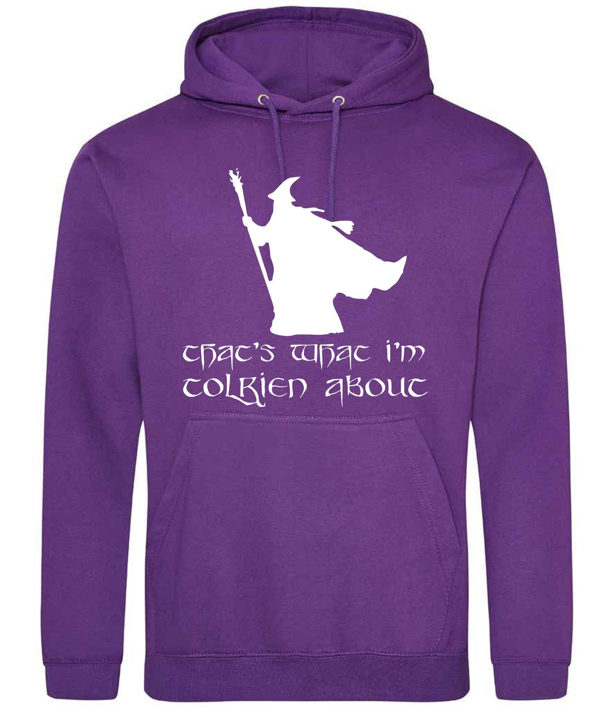 Thats What Im Tolkien About hoodie in purple