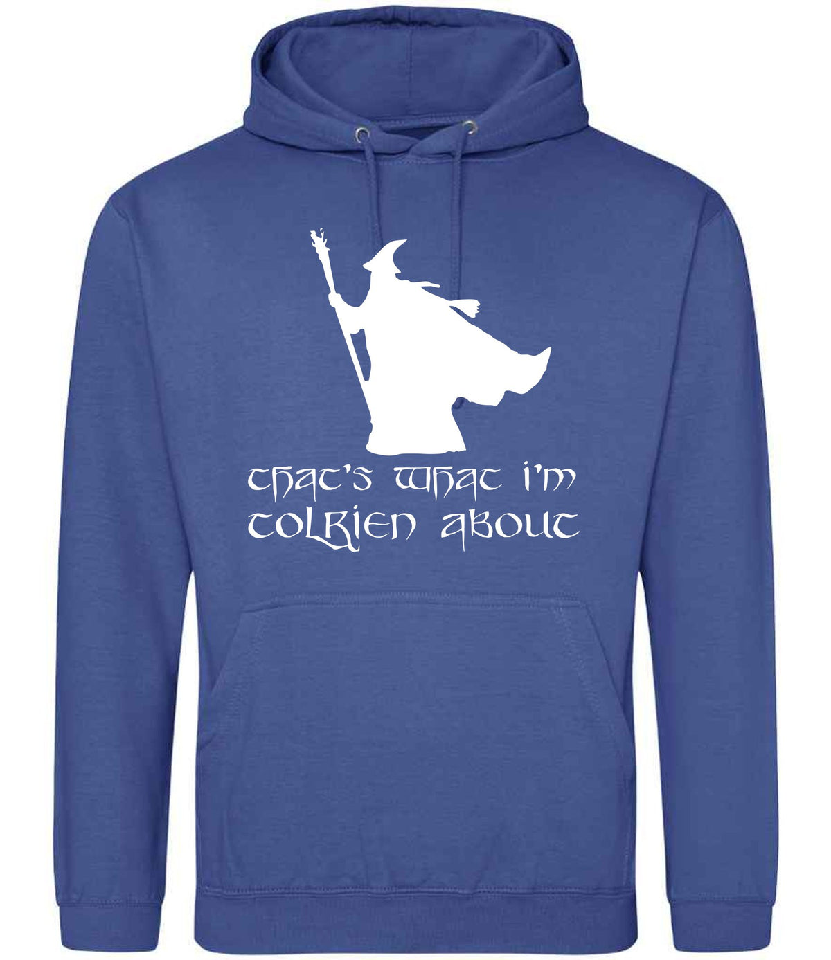 Thats What Im Tolkien About hoodie in royal blue