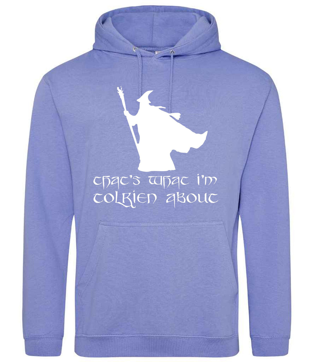 Thats What Im Tolkien About hoodie in true violet