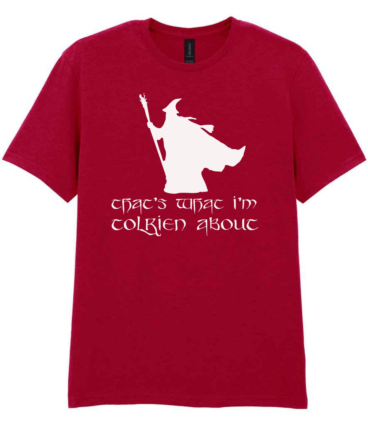 Thats What Im Tolkien About t-shirt in antique cherry red