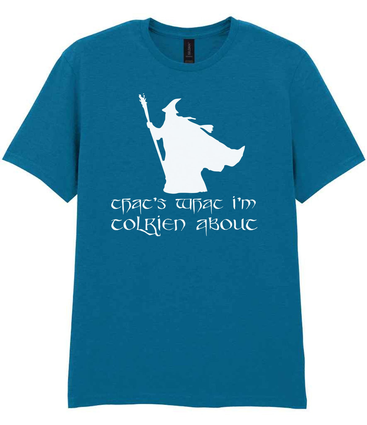 Thats What Im Tolkien About t-shirt in antique sapphire