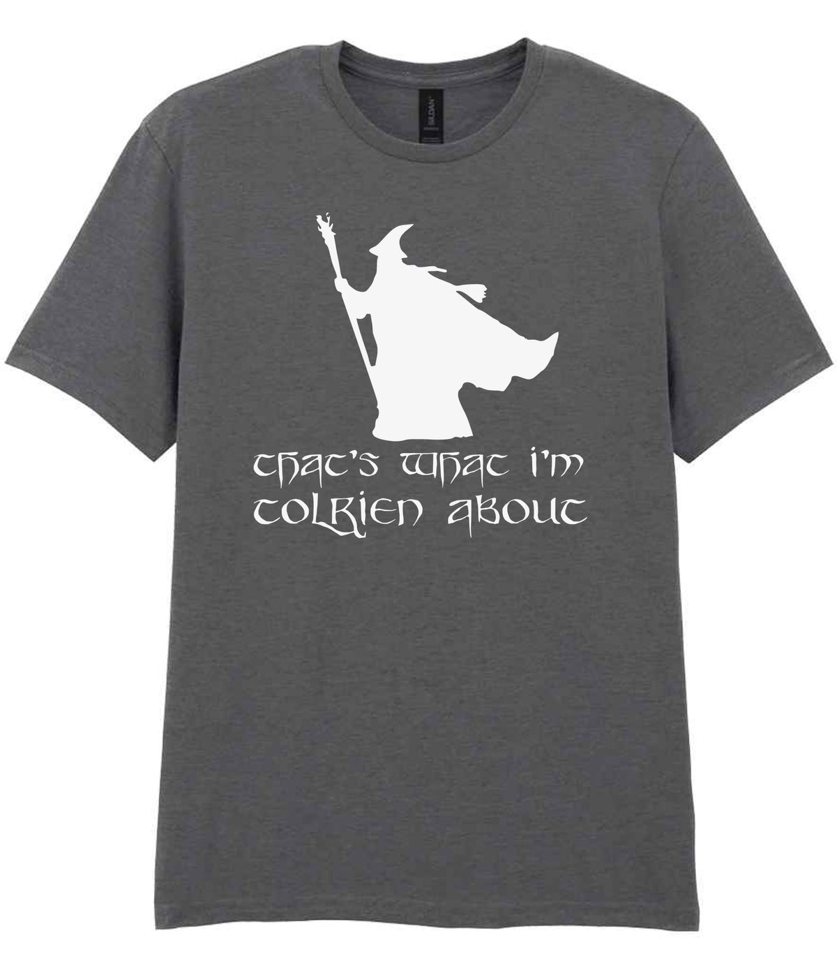 Thats What Im Tolkien About t-shirt in charcoal