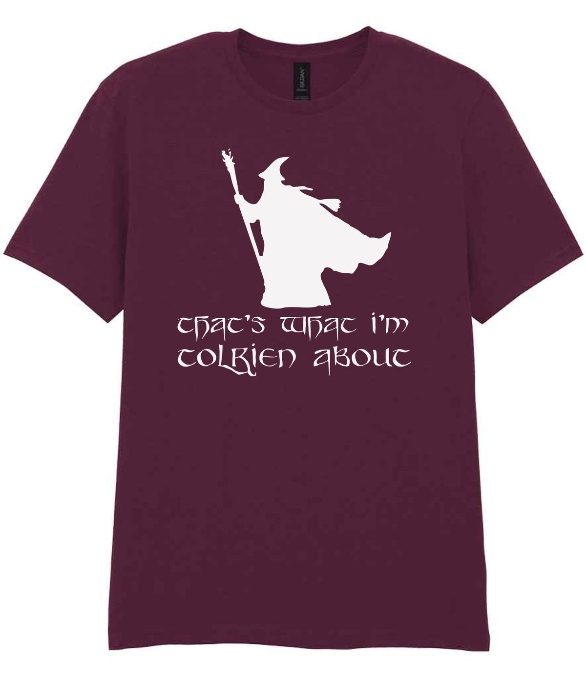 Thats What Im Tolkien About t-shirt in maroon