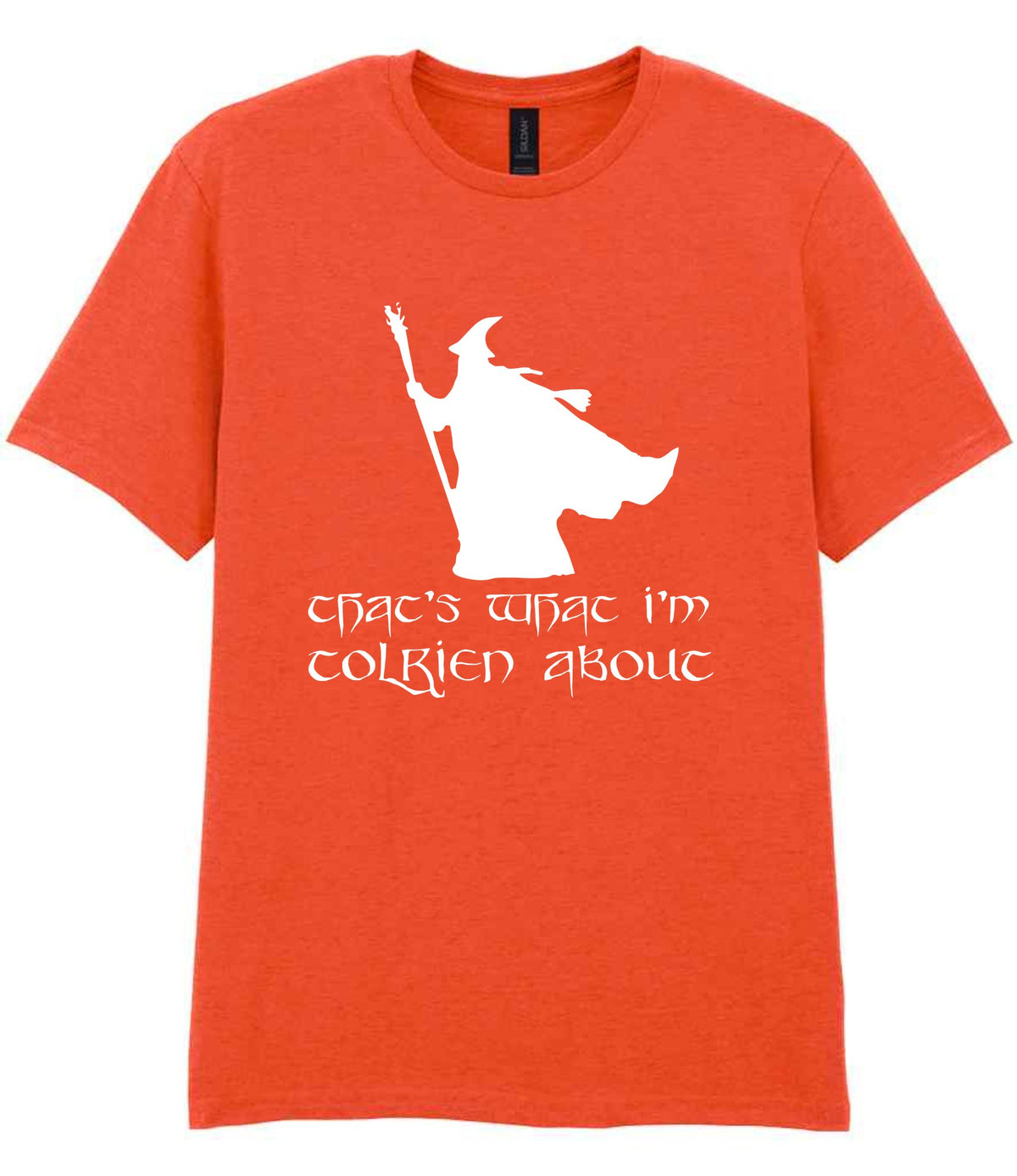 Thats What Im Tolkien About t-shirt in orange