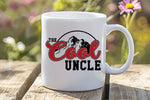 Mug piece of the The Cool Uncle Mug & Coaster Matching Set in White