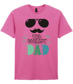 The Coolest Dad t-shirt in azalea