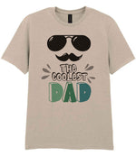 The Coolest Dad t-shirt in sand