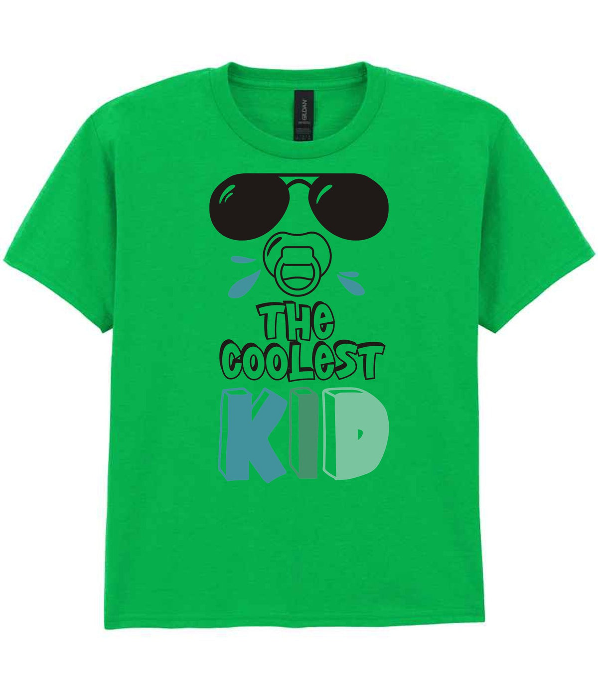 The Coolest Kid t-shirt in irish green
