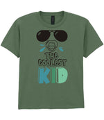 The Coolest Kid t-shirt in military green