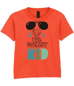 The Coolest Kid t-shirt in orange