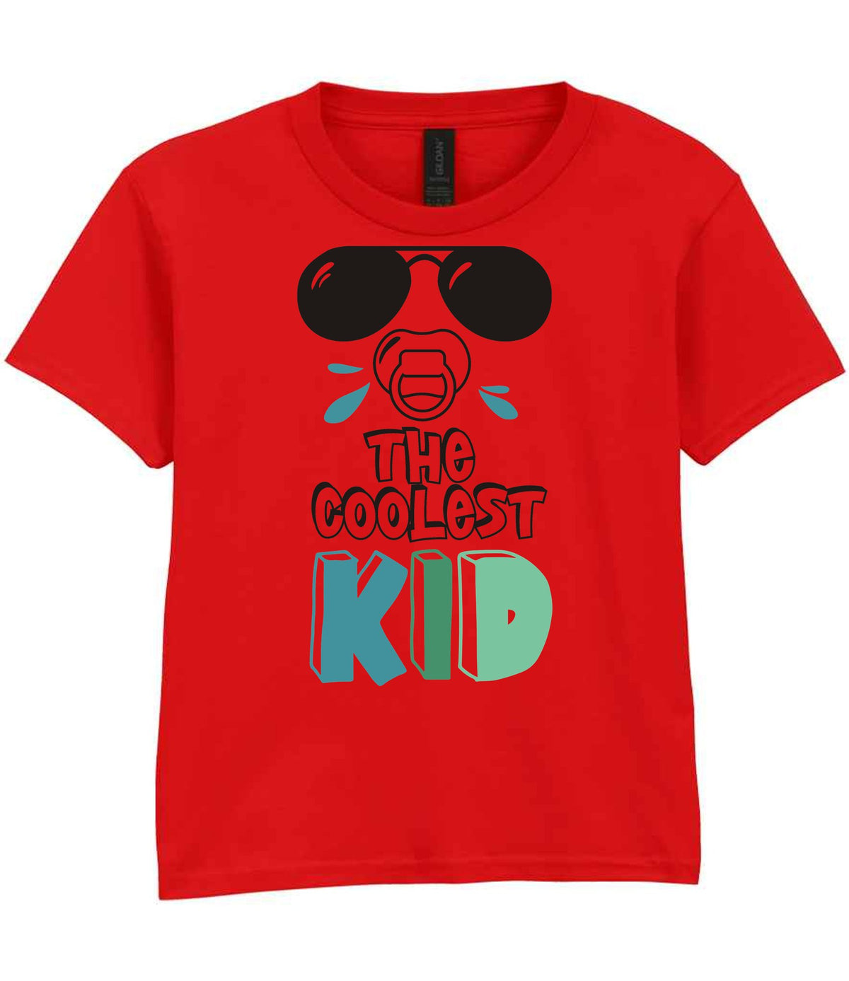 The Coolest Kid t-shirt in red
