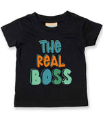 The Real Boss t-shirt in black