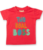 The Real Boss t-shirt in red