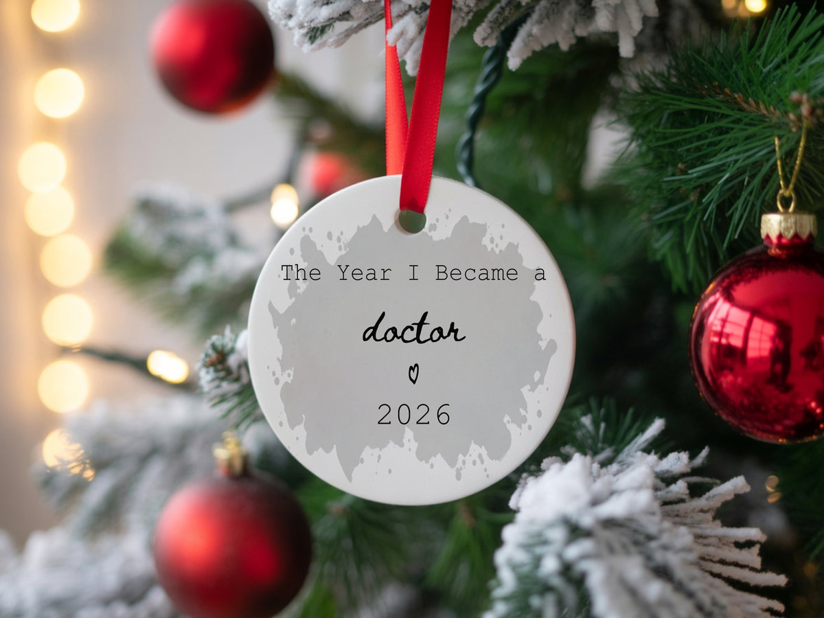 The Year I Became a Doctor ♥ 2026 hanging decoration in standard