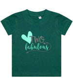 TWO Fabulous t-shirt in bottle green