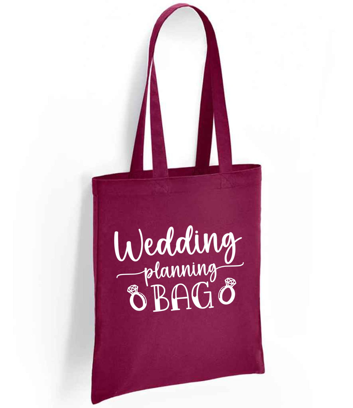 Wedding Planning BAG tote bag in burgundy