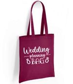 Wedding Planning BAG tote bag in burgundy
