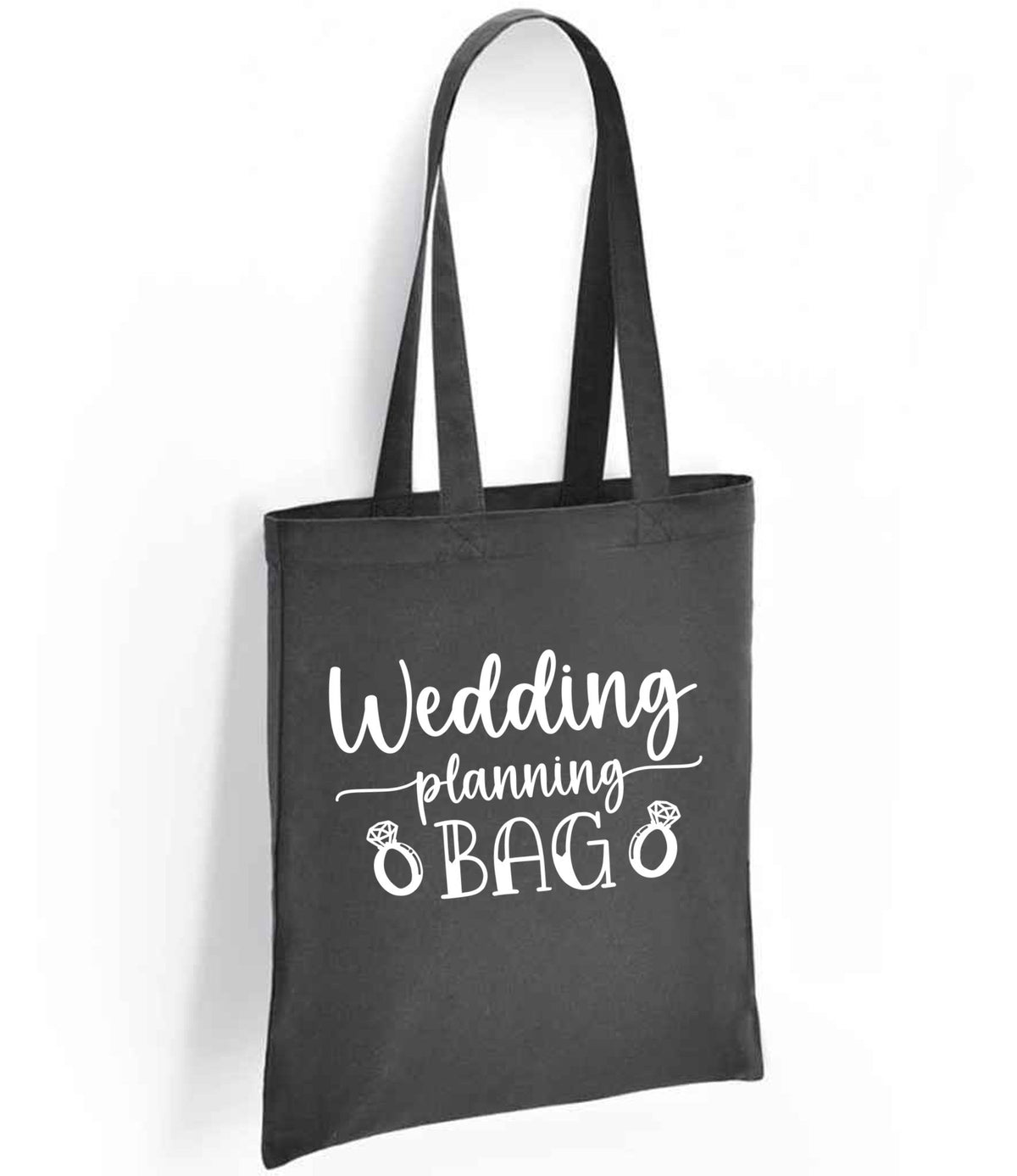 Wedding Planning BAG tote bag in charcoal