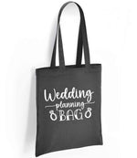 Wedding Planning BAG tote bag in charcoal