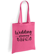 Wedding Planning BAG tote bag in fuchsia