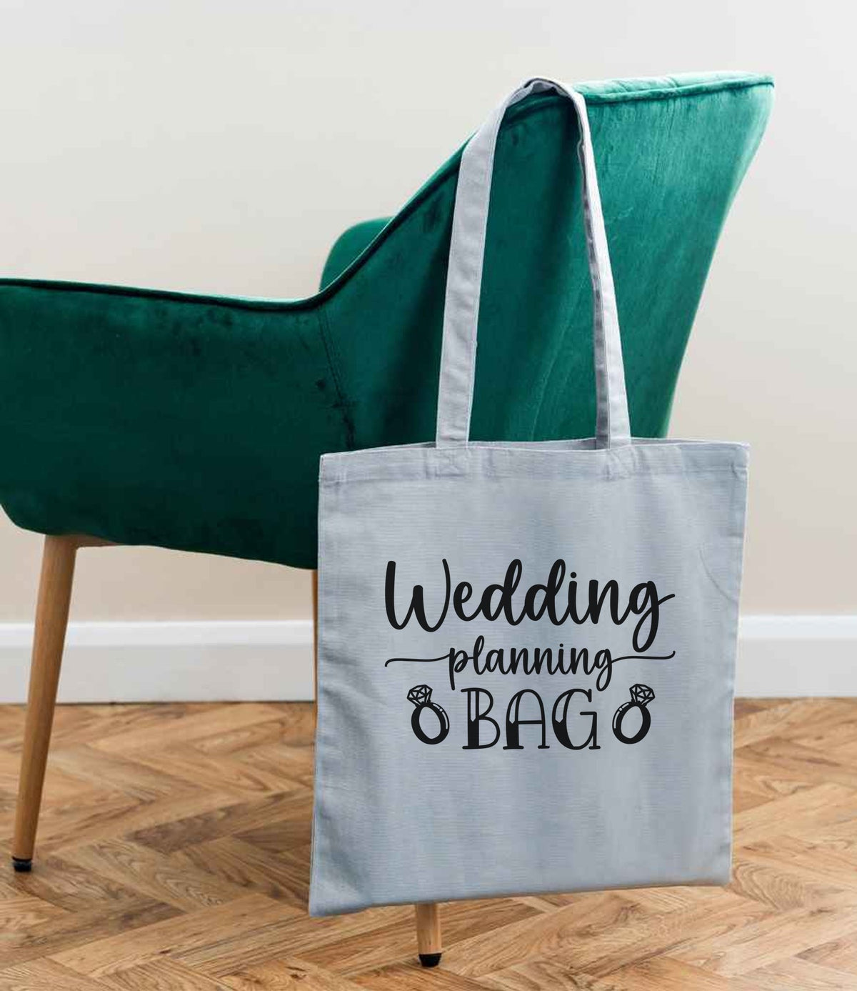Wedding Planning BAG tote bag in light blue