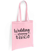 Wedding Planning BAG tote bag in light pink