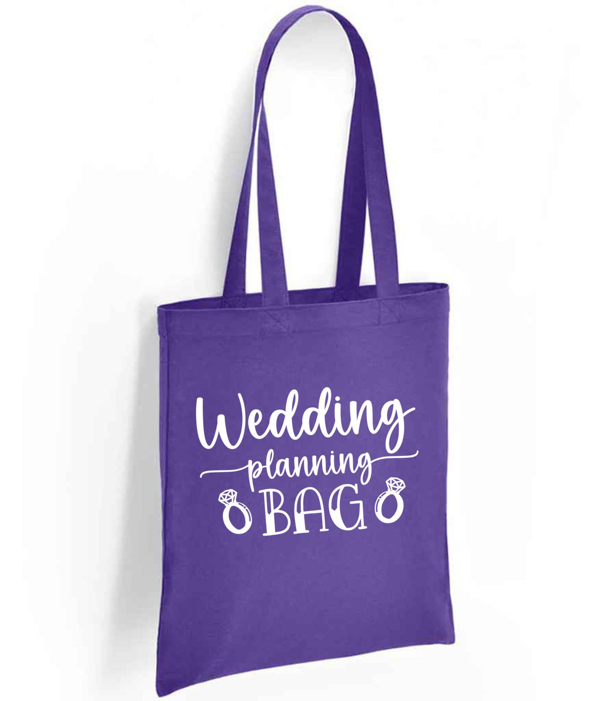 Wedding Planning BAG tote bag in purple