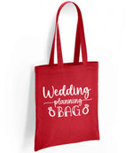 Wedding Planning BAG tote bag in red