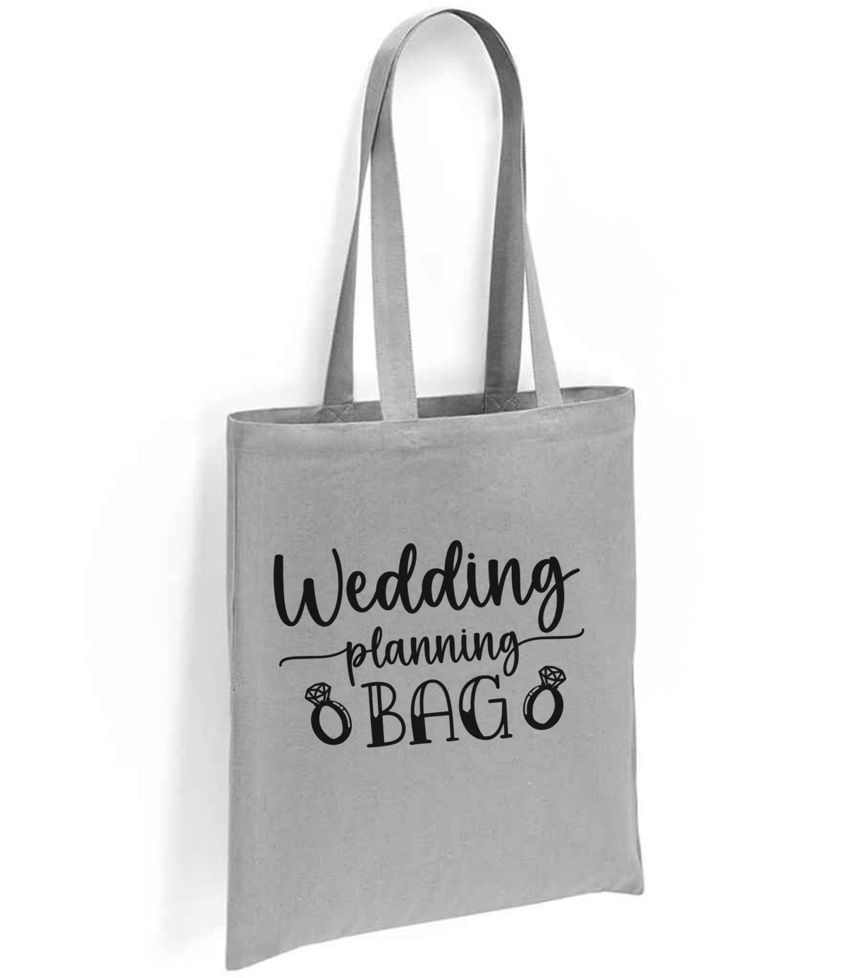 Wedding Planning BAG tote bag in silver