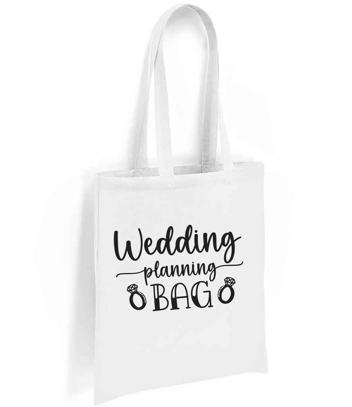 Wedding Planning BAG tote bag in white