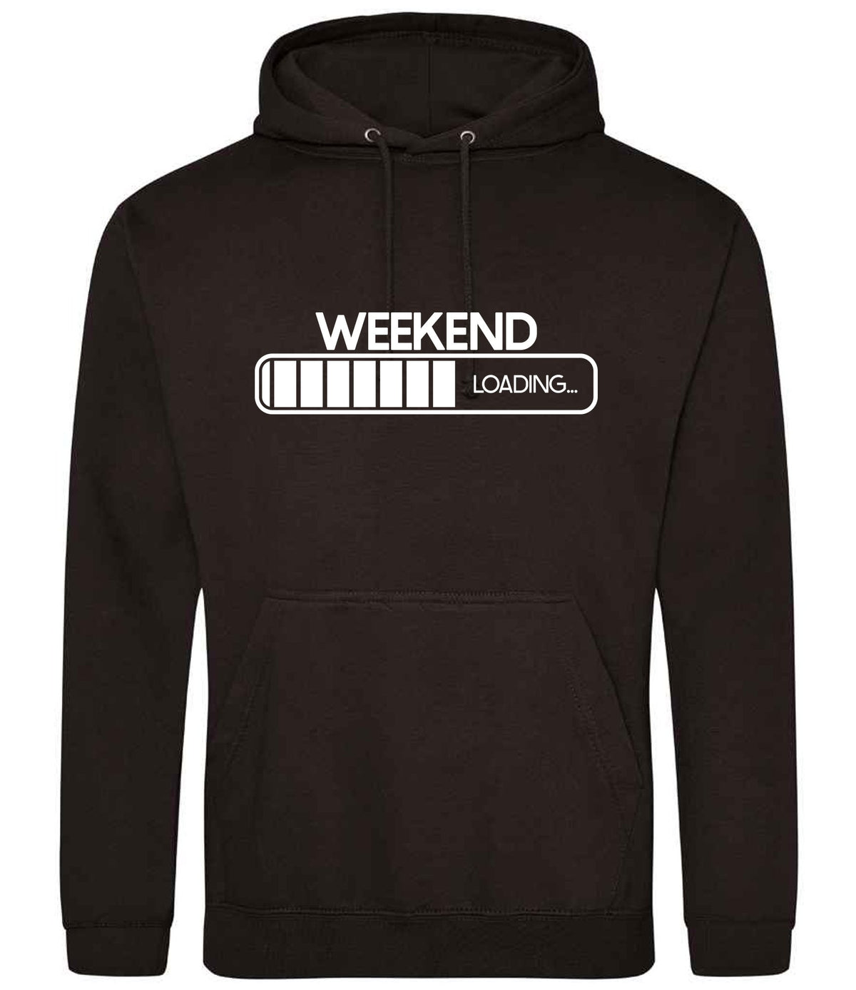 Weekend Loading... hoodie in jet black