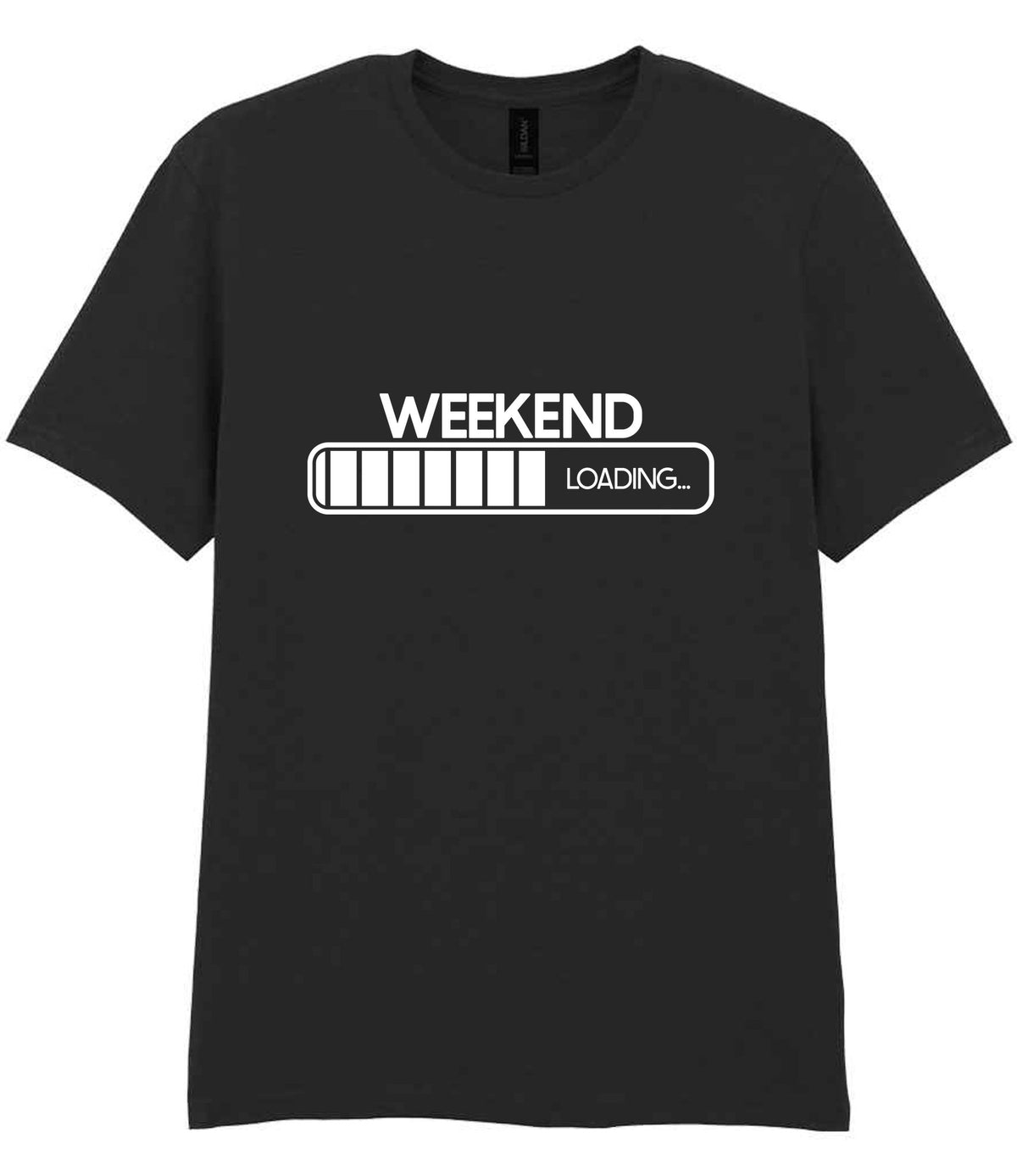 Weekend Loading... t-shirt in black
