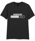 Weekend Loading... t-shirt in black