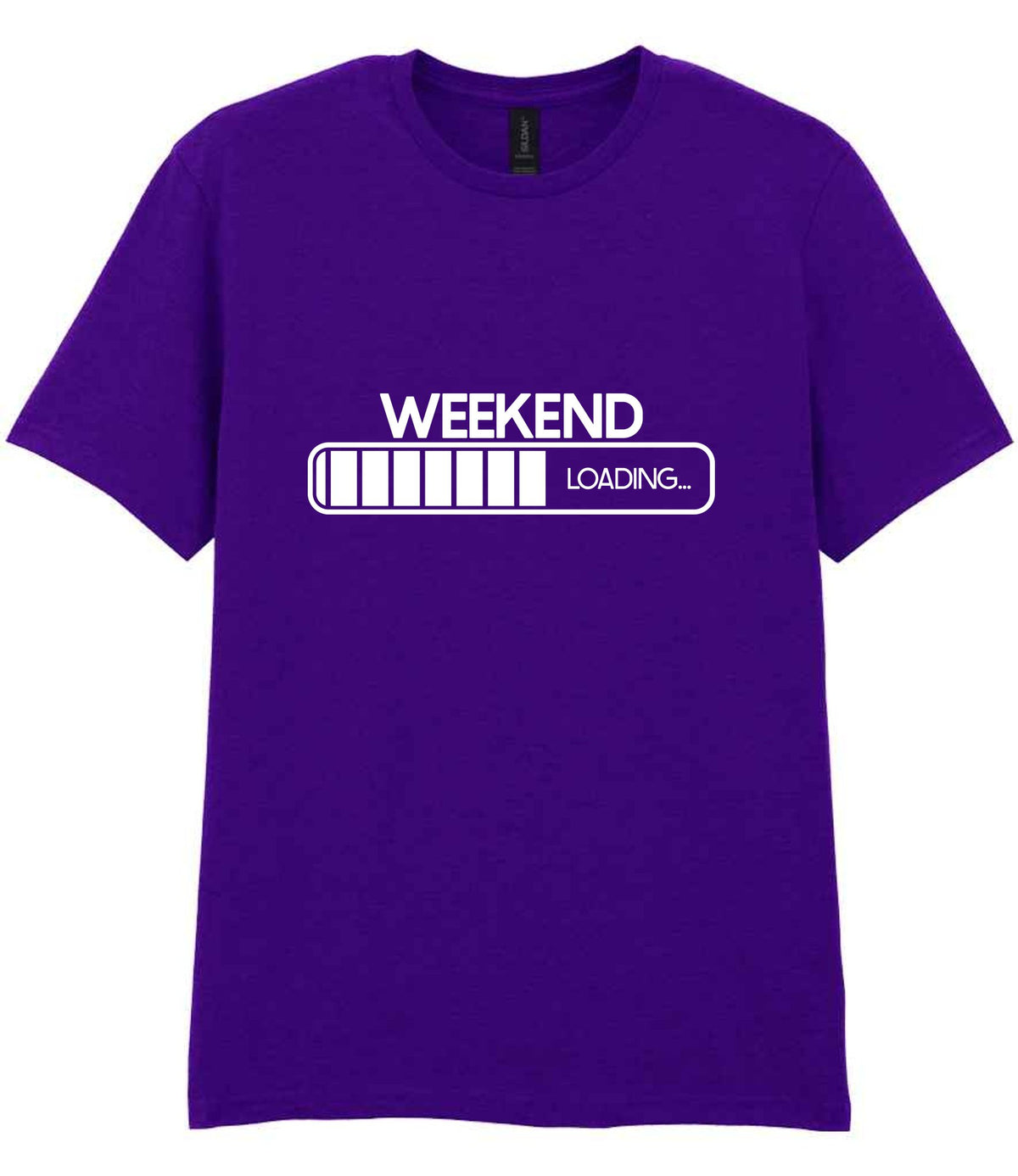 Weekend Loading... t-shirt in purple