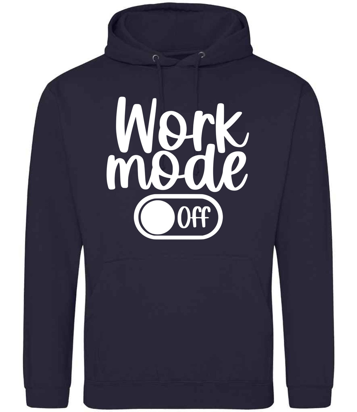 Work Mode Off hoodie in new french navy