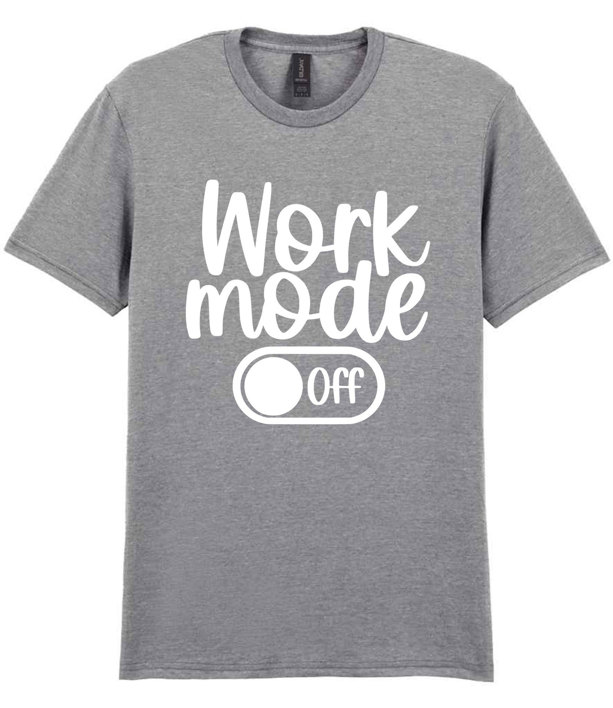 Work Mode Off t-shirt in sport grey