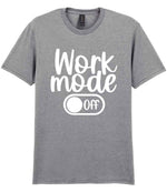 Work Mode Off t-shirt in sport grey