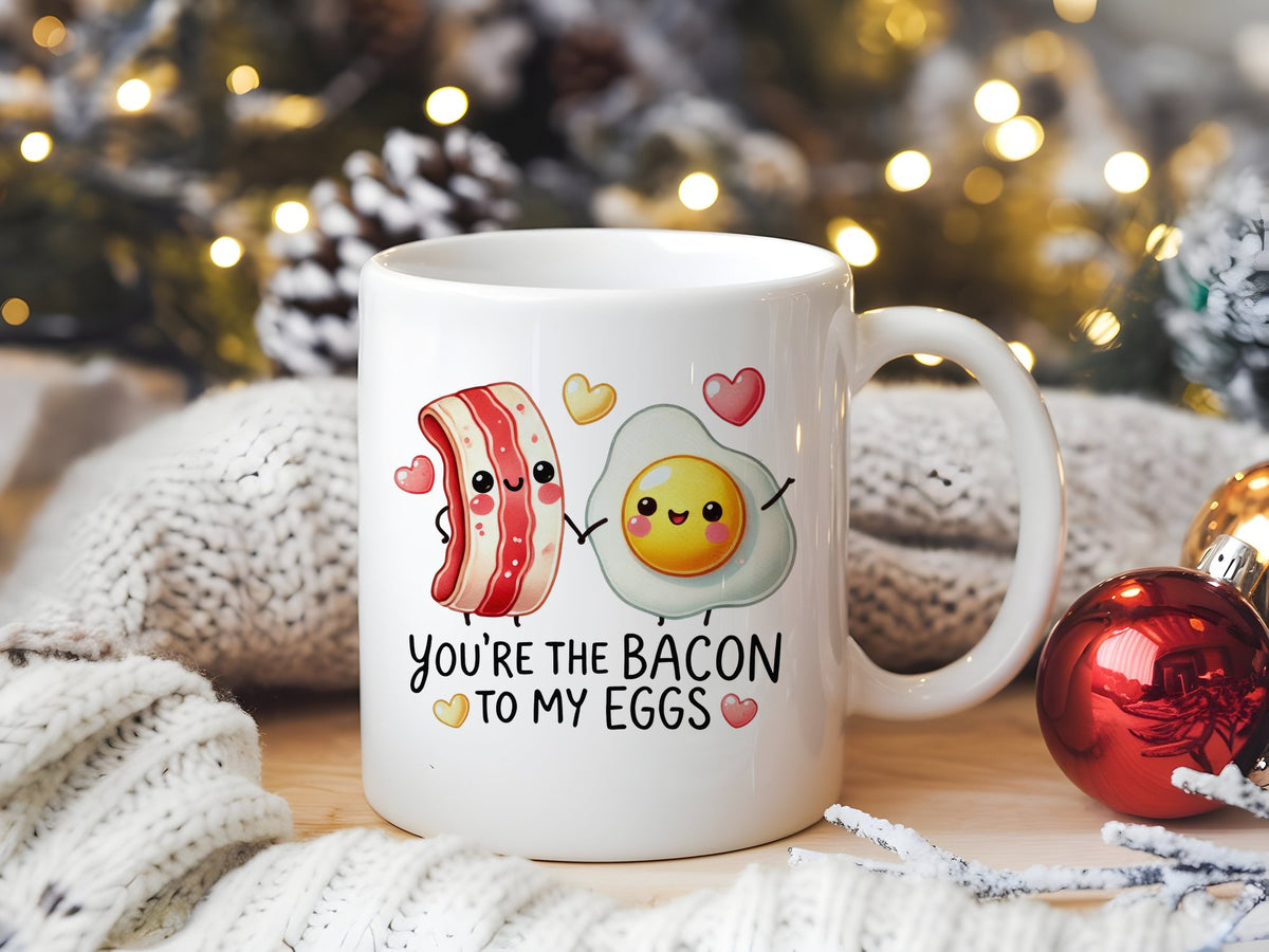 You're the Bacon to My Eggs standard mug in white