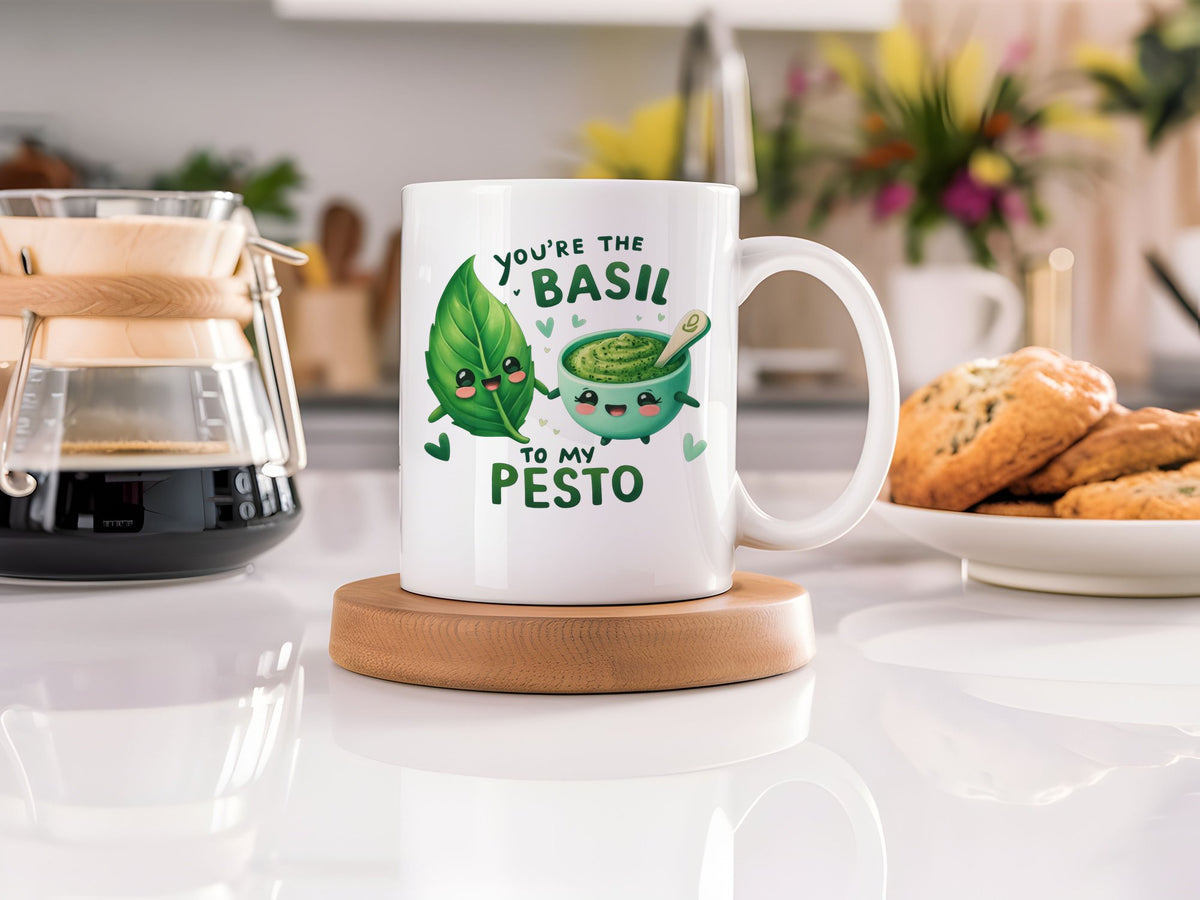 You're the Basil to My Pesto standard mug in white