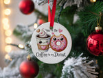 You're the Coffee to My Donut hanging decoration in standard