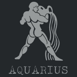 Aquarius in silver - Softstyle™ youth ringspun t-shirt Design