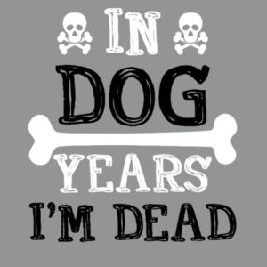 In Dog Years  - Softstyle™ adult ringspun t-shirt Design