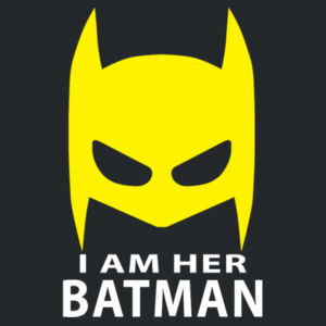 I am her Batman - Softstyle™ adult ringspun t-shirt Design