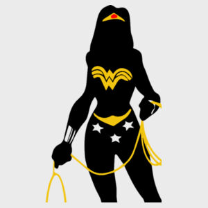 Wonder Woman - Softstyle™ women's v-neck t-shirt Design