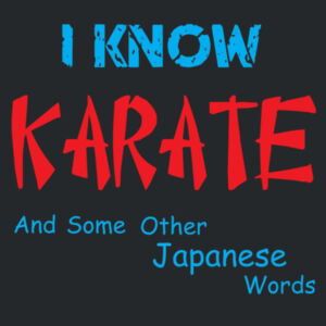 I Know Karate Design