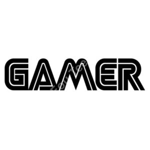 Gamer  - Horizontal Wall Sticker Design