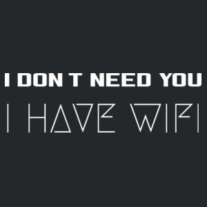 I Have Wifi - Softstyle™ adult ringspun t-shirt Design