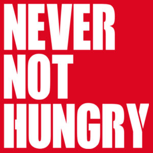 Never Not Hungry - Softstyle™ youth ringspun t-shirt Design