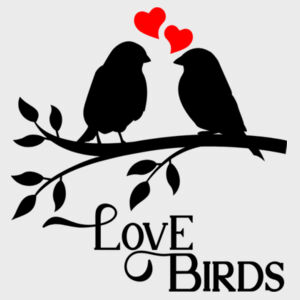 Love Birds - Softstyle™ adult ringspun t-shirt Design